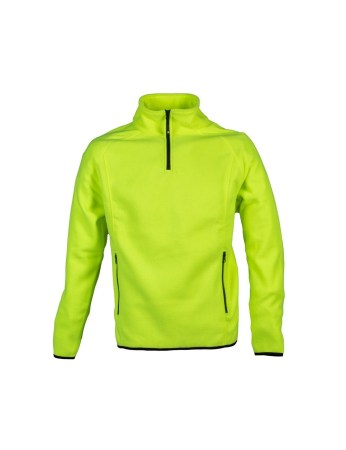 Unisex μπλούζα φλις - Torino κίτρινο fluo